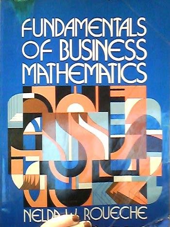 Imagen de archivo de Fundamentals of business mathematics a la venta por dsmbooks
