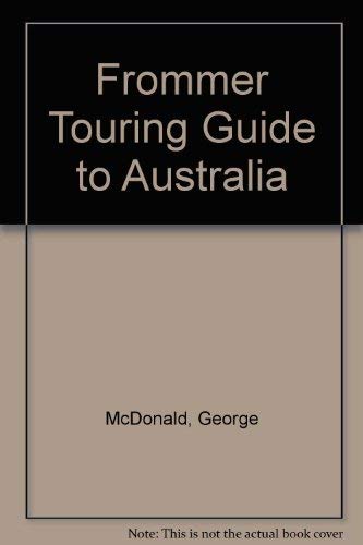 Imagen de archivo de Frommer's Touring Guide: Australia a la venta por Wonder Book