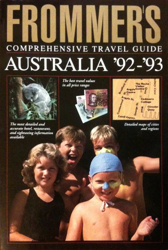 Imagen de archivo de Frommer's Australia, 1992-1993 a la venta por SecondSale