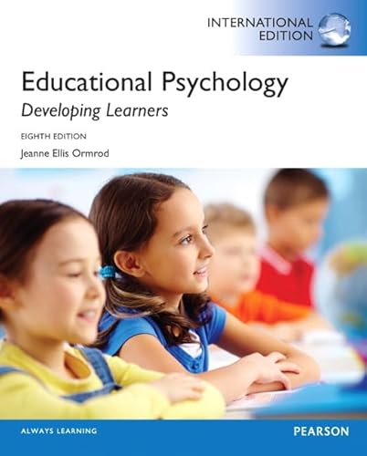 Stock image for Educational Psychology: Developing Learners: International Edition for sale by Irish Booksellers