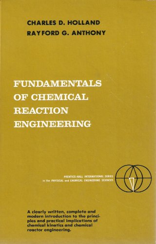 9780133355963: Fundamentals of Chemical Reaction Engineering