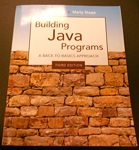 Stock image for Building Java Programs (3rd Edition) for sale by Zoom Books Company