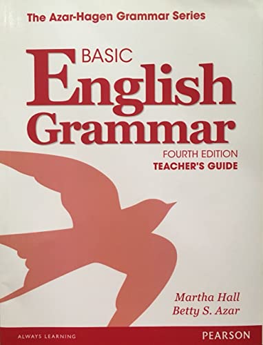 Stock image for Basic English Grammar Teacher's Guide, 4e for sale by Better World Books
