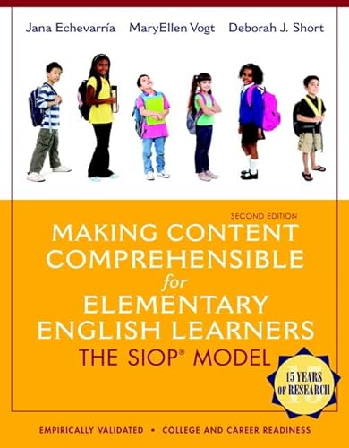 Stock image for Making Content Comprehensible for Elementary English Learners : The SIOP Model for sale by Better World Books: West