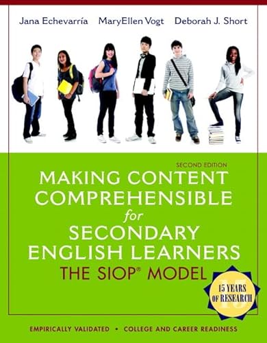 Beispielbild fr Making Content Comprehensible for Secondary English Learners: The SIOP Model (2nd Edition) zum Verkauf von SecondSale