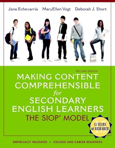 Imagen de archivo de Making Content Comprehensible for Secondary English Learners: The SIOP Model (2nd Edition) a la venta por Goodwill Books