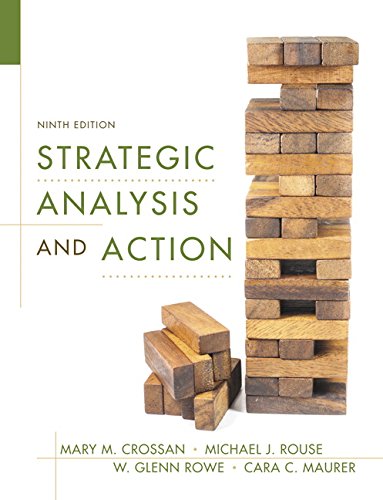 9780133370294: Strategic Analysis and Action,