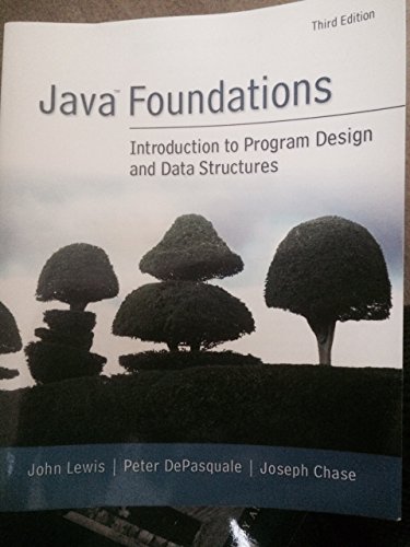 Beispielbild fr Java Foundations zum Verkauf von Better World Books
