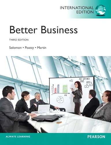 9780133378498: Better Business:International Edition