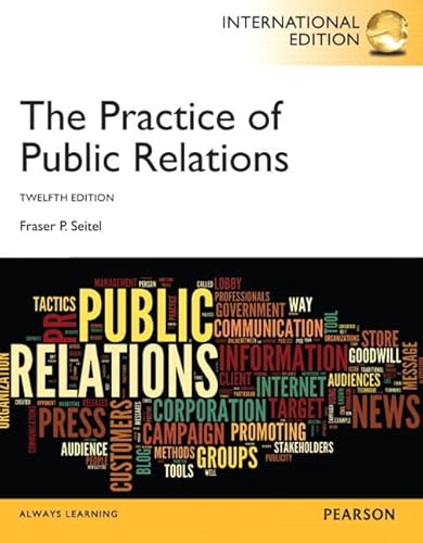 9780133379037: Practice of Public Relations, The:International Edition