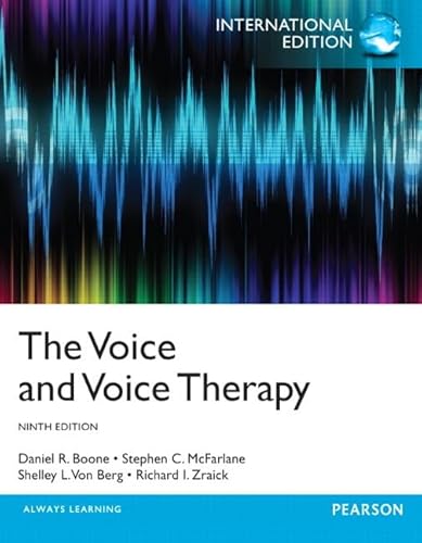 9780133380842: The Voice and Voice Therapy: International Edition