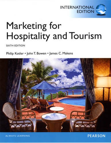 Imagen de archivo de Marketing for Hospitality and Tourism : International Edition a la venta por Better World Books Ltd