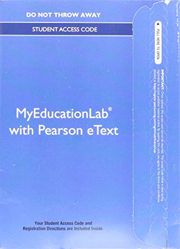 New Myeducationlab with Video-Enhanced Pearson Etext -- Standalone Access Card -- For Content Area Reading: Literacy and Learning Across the Curriculum (9780133386752) by Vacca, Richard T; Vacca, Jo Anne L; Mraz, Maryann E