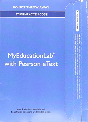 9780133386752: New Myeducationlab with Video-Enhanced Pearson Etext -- Standalone Access Card -- For Content Area Reading: Literacy and Learning Across the Curriculum