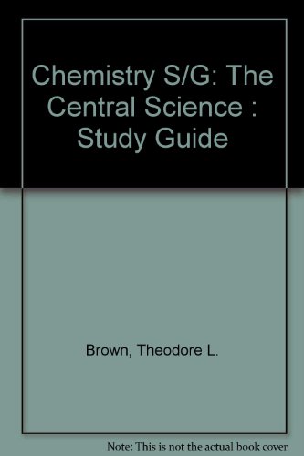 Stock image for Chemistry: The Central Science : Study Guide for sale by SecondSale