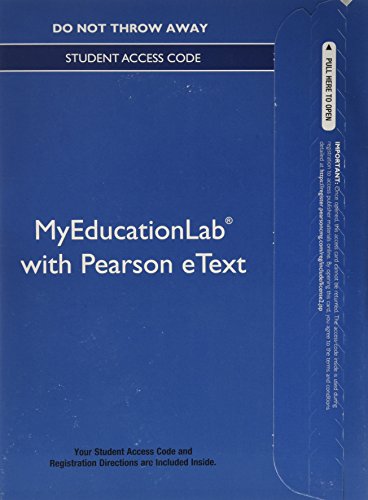 New Myeducationlab with Video-Enhanced Pearson Etext -- Standalone Access Card -- For Introduction to Contemporary Special Education: New Horizons (9780133387438) by Smith, Deborah Deutsch; Tyler, Naomi Chowdhuri; Smith, Stephen; Smith, Brenda D
