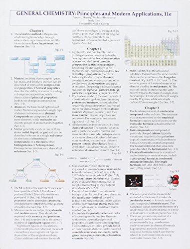 Beispielbild fr Study Card for General Chemistry: Principles and Modern Applications zum Verkauf von BooksRun