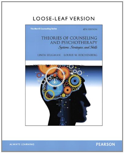 Beispielbild fr Theories of Counseling and Psychotherapy: Systems, Strategies, and Skills, Loose-Leaf Version (4th Edition) zum Verkauf von HPB-Red