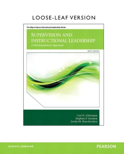 9780133388992: Supervision and Instructional Leadership: A Developmental Approach