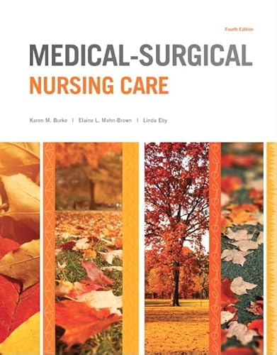 Beispielbild fr Medical-Surgical Nursing Care zum Verkauf von Better World Books