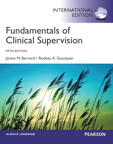 Stock image for Fundamentals of Clinical Supervision: International Edition for sale by Books Unplugged