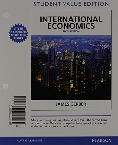 9780133405033: International Economics, Student Value Edition Plus NEW MyEconLab with Pearson eText -- Access Card Package (6th Edition) (Pearson Series in Economics)