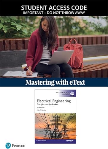 9780133405620: MasteringEngineering with Pearson eText Standalone Access Card for Electrical Engineering: Principles & Applications