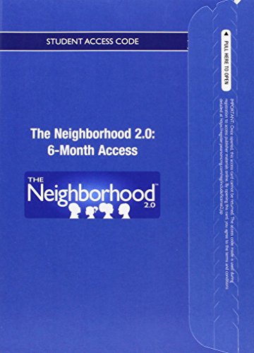 Neighborhood 2.0 -- Access Card (6 months) (2nd Edition) (9780133416343) by Pearson Education