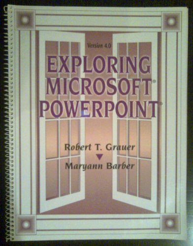 9780133418354: Exploring Microsoft Powerpoint Version 4.0