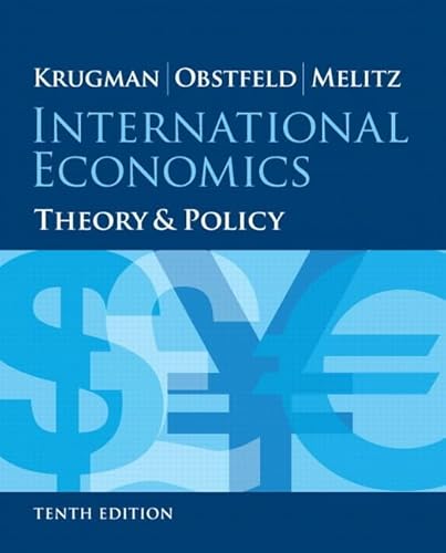 Imagen de archivo de International Economics : Theory and Policy a la venta por Better World Books