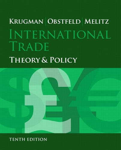 Beispielbild fr International Trade: Theory and Policy (10th Edition) zum Verkauf von BooksRun