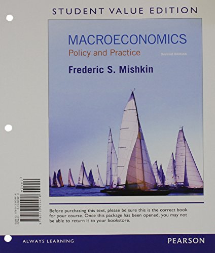 Stock image for Macroeconomics: Policy and Practice for sale by BooksRun