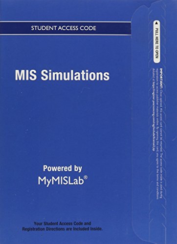 Introductory Mis Simulations New Access Card (9780133425406) by Wallace, Patricia