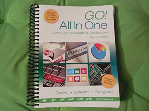 Imagen de archivo de Go! All in One: Computer Concepts and Applications (GO! for Office 2013) a la venta por HPB-Red