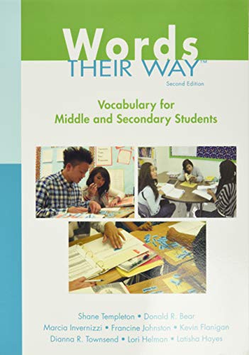 Imagen de archivo de Words Their Way: Vocabulary for Middle and Secondary Students (Words Their Way Series) a la venta por SecondSale