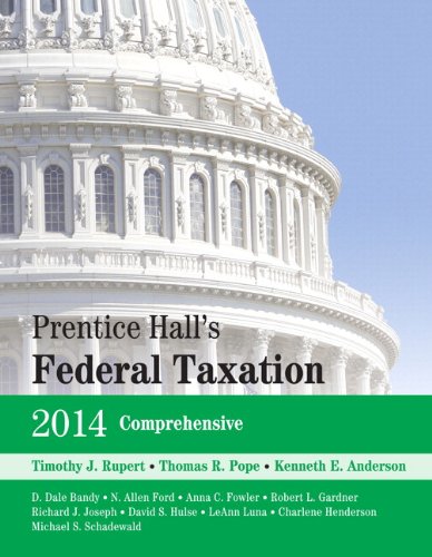 Prentice Hall's Federal Taxation 2014 Comprehensive Plus New Myaccountinglab with Pearson Etext -- Access Card Package (9780133438598) by Rupert, Timothy J; Pope, Thomas R; Anderson, Kenneth E