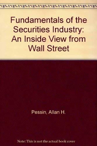 Imagen de archivo de Fundamentals of the Securities Industry a la venta por Better World Books