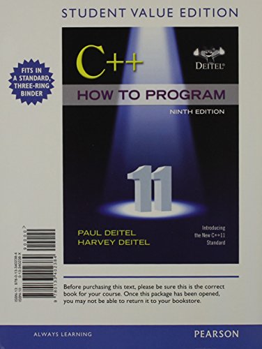 9780133439755: C++ How to Program