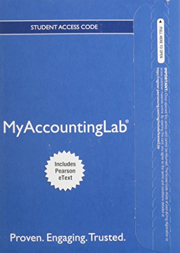Imagen de archivo de NEW MyLab Accounting with Pearson eText -- Access Card -- for Financial Accounting a la venta por Iridium_Books