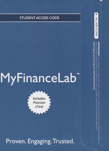 Imagen de archivo de NEW MyLab Finance with Pearson eText -- Access Card -- for Financial Management: Principles and Applications a la venta por SecondSale