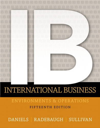 Beispielbild fr International Business (15th Edition) zum Verkauf von Jenson Books Inc