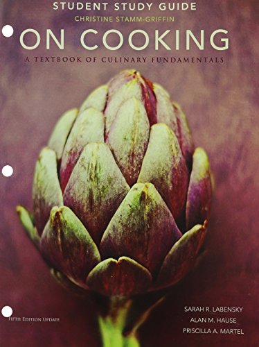 Beispielbild fr Study Guide for on Cooking Update zum Verkauf von ThriftBooks-Dallas