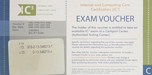 Stock image for Ic3 Exam Voucher for sale by Iridium_Books