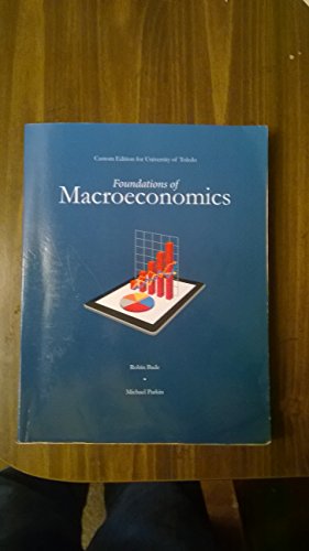 Beispielbild fr Foundations of Macroeconomics zum Verkauf von Better World Books