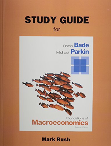 Stock image for Study Guide for Foundations of Macroeconomics for sale by HPB-Red