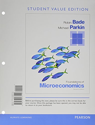 Stock image for Foundations of Microeconomics, Student Value Edition (7th Edition) for sale by Irish Booksellers
