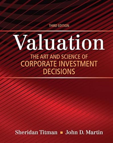 Imagen de archivo de Valuation: The Art and Science of Corporate Investment Decisions (The Pearson Series in Finance) a la venta por GoodwillNI