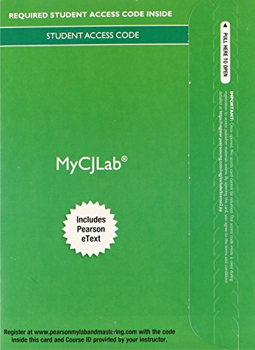 Stock image for Mycjlab with Pearson Etext -- Access Card -- For Criminalistics: An Introduction to Forensic Science for sale by Revaluation Books