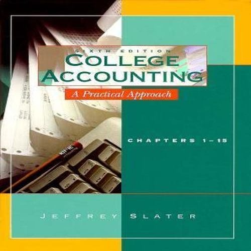Stock image for College Accounting: A Practical Approach, Chapters 1-15 for sale by SecondSale