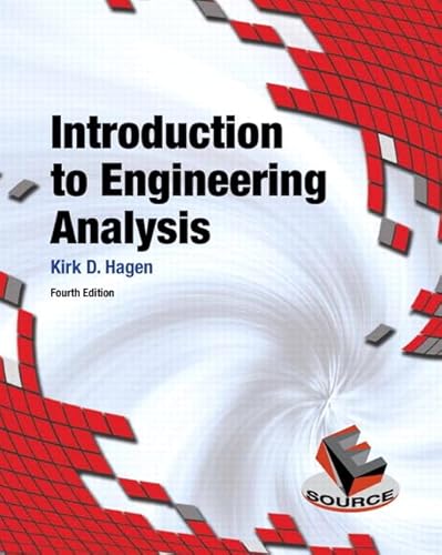 Imagen de archivo de Introduction to Engineering Analysis a la venta por ThriftBooks-Atlanta